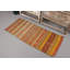 Petit tapis kilim turc Oushak rétro avec motifs en tons de gris tissés à la main pour les espaces d'entrée dans les tons verts