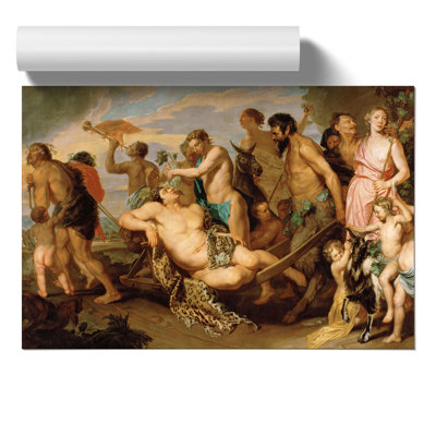 The Triumph Of Bacchus by Peter Paul Rubens - No Frame Painting