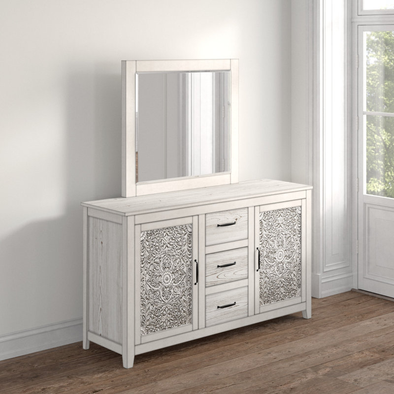 Commode combinée 3 tiroirs Hamar