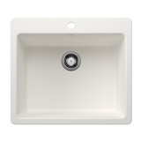 Liven SILGRANIT 25" L x 22" W Double Basin Drop-In/Undermount Kitchen Sink