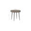 Crosscut Solid Wood 3 Legs End Table