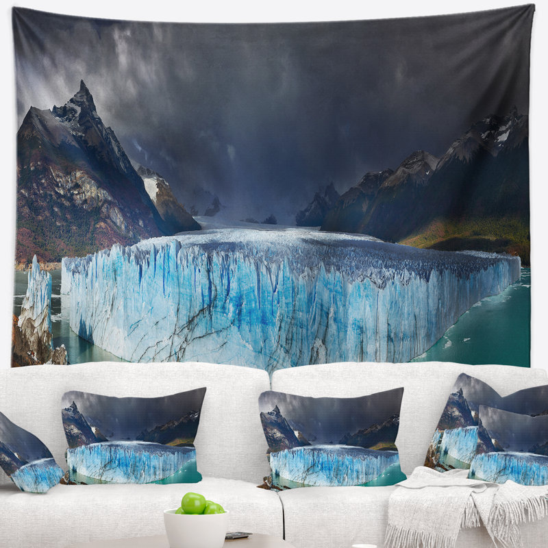 Photographie perito moreno glacier tapisserie, H 32 po x l 39 po