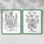 Reproduction encadrée V-Premium de B & W Plant - prêt à être accroché - aucun clou requis - aucun clou requis-1747869566-1747869557