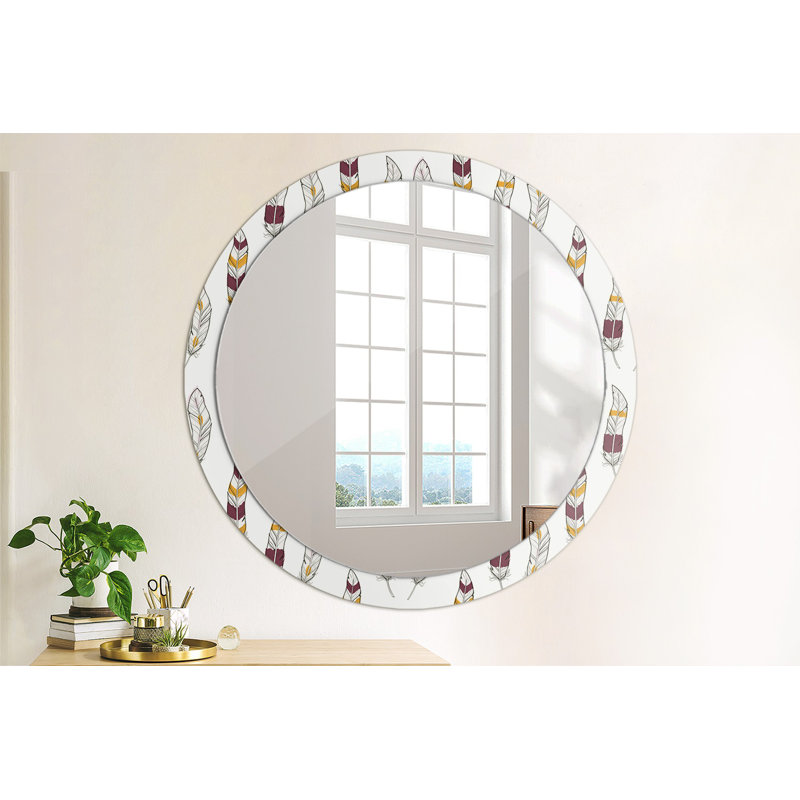 Huldar Glass Flat Wall Mirror