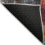 Tapis bleu sarcelle lavable à la machine intérieur / extérieur Xhevrie-202026769