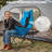 Outdoor Relaxing Rocking Chair-448456793