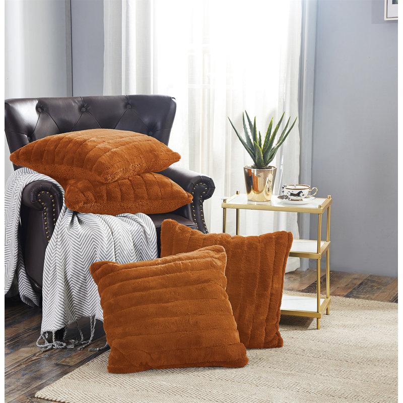 Square Cushion Cover, Honey Ginger