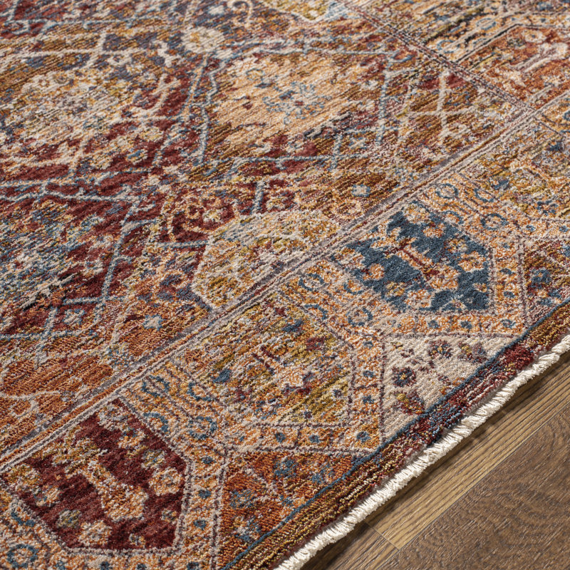 Tapis oriental rouille Lodean, Rectangle 9 pi x 13 pi