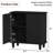 33" Tall 2 - Door Accent Cabinet with Adjustable Shelf for Living Room,Kitchen,Entryway,Dining Pantry Cabinet,Sideboard Buffet