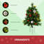 Christmas Tree 2-Pack Outdoor Artificial Pine Cordless with Stakes