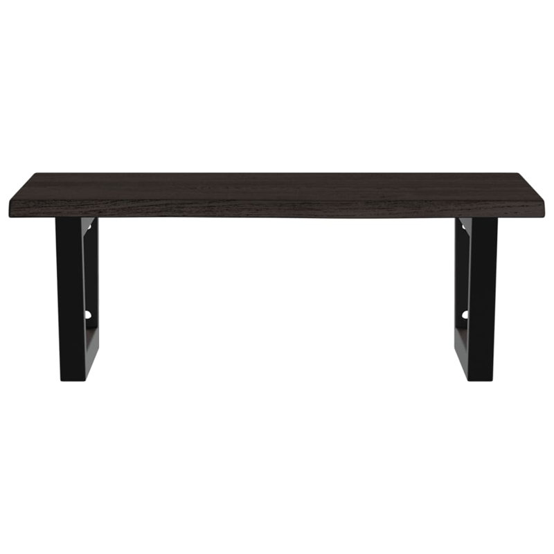 Aritica 60cm Solid Wood Bathroom Vanity Top, Black