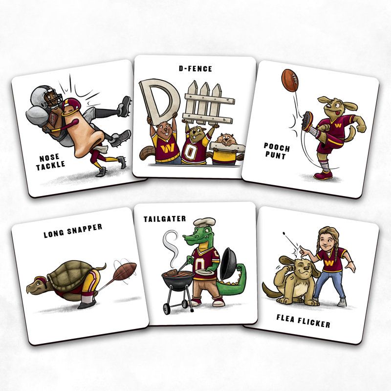 NFL Licensed Memory Match Game, Washington Commanders