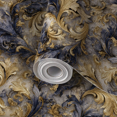Peel and Stick Wallpaper Contact Paper Modern Vintage Botanical Rich Colors Self Adhesive and Removable 24in x 118in(60x300cm)