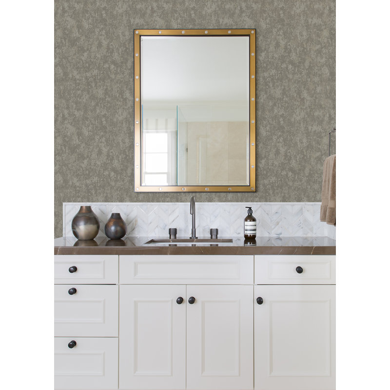 Metallic Wallpaper Roll, Gray
