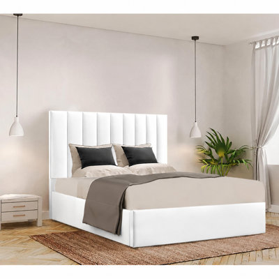 Besar Upholstered Ottoman Storage Bed