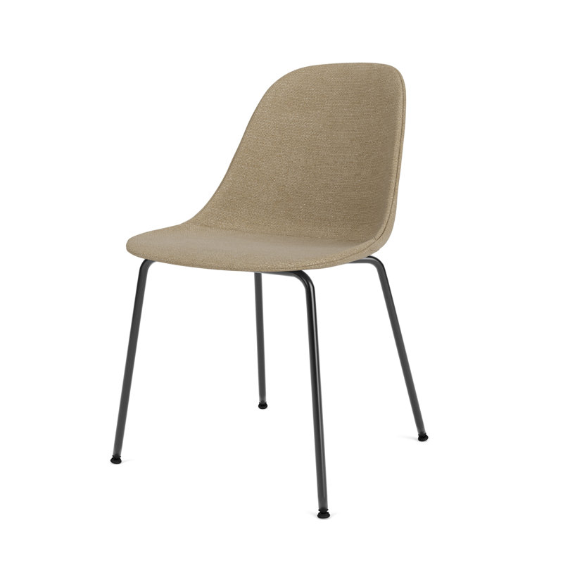 Harbour Dining Chair, Bouclé 02 Acrylic, Black Oak