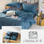 Ensemble de housse de couette 100% coton de qualité égyptienne ultra douce-94007792