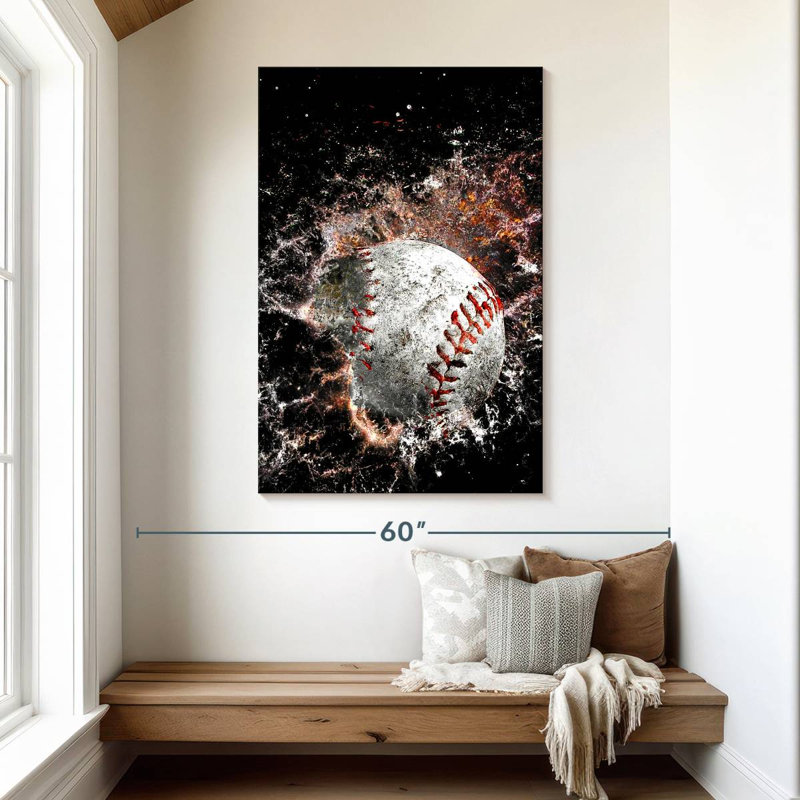 Sireci Baseball Triumph, 48" H x 32" W