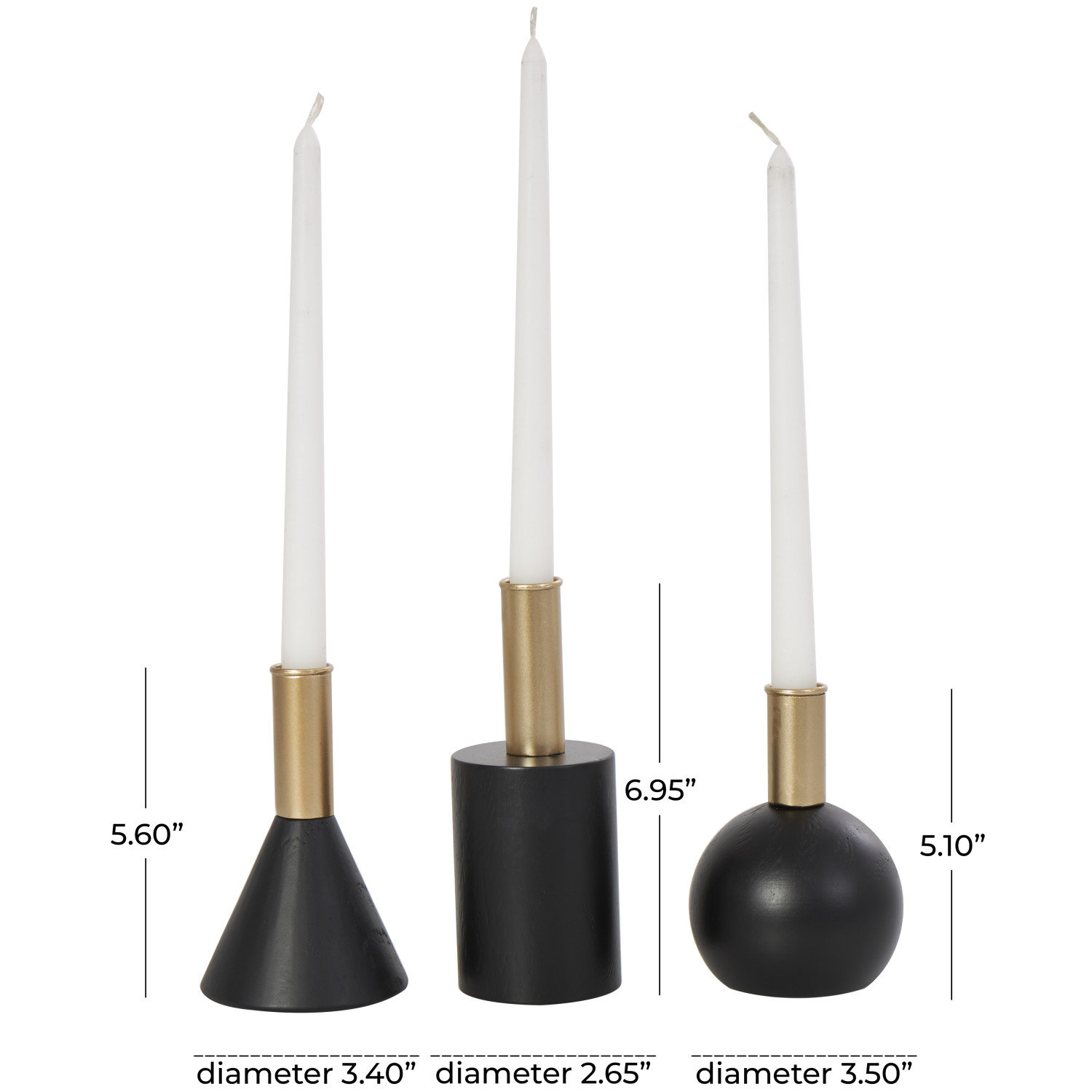Wood Candlestick Holder