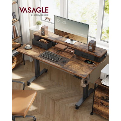 Adjustable Metal Base Standing Desk