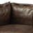 Diep 47" Wide Top Grain Leather Armchair in Chocolate