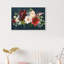 Automne floral bleu marine - Impression sur toile-58872933-58872936