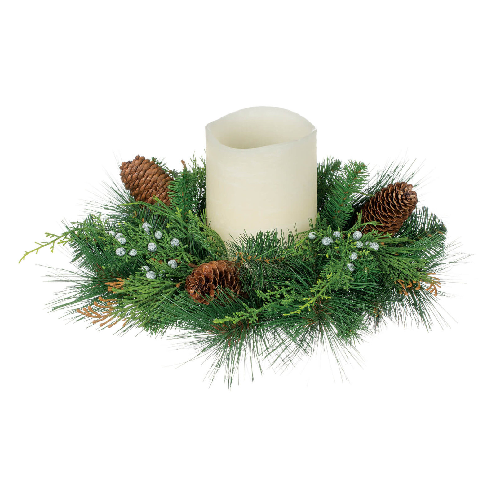 Leatham 24'' Faux Pine Wreath