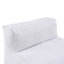 Canapé modulaire en forme de L avec repose-pieds Dael-125372993