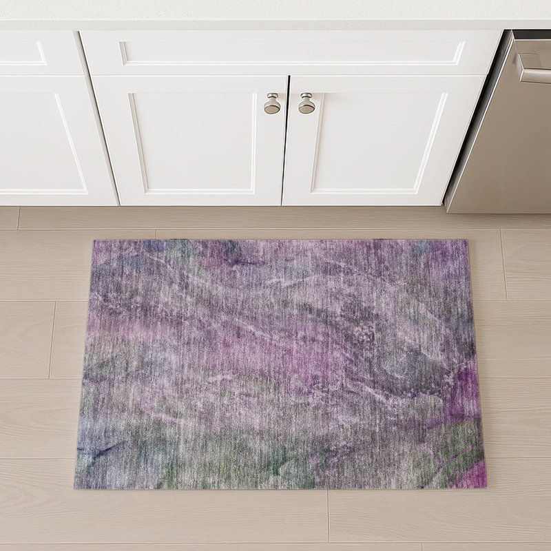 Tapis abstrait intérieur / extérieur lavable à la machine Chantille ACN2307, Rectangle 1 pi 8 po x 2 pi 6 po
