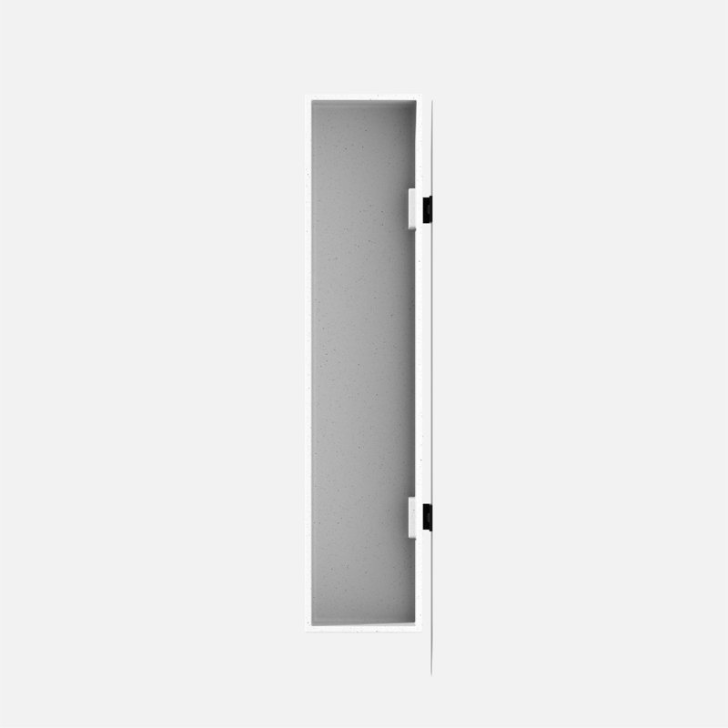 Pot à fleurs suspendu Geo Series, Blanc, H 3 po x l 16 po x P 3,5 po, Ensemble de 2