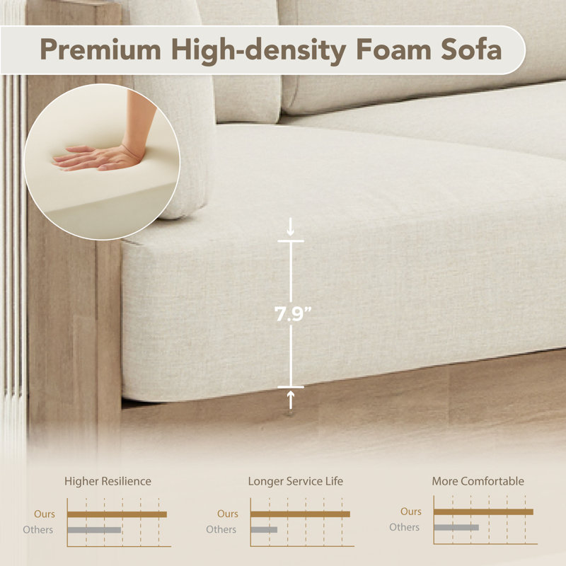 3-Piece Modular Outdoor Sofa