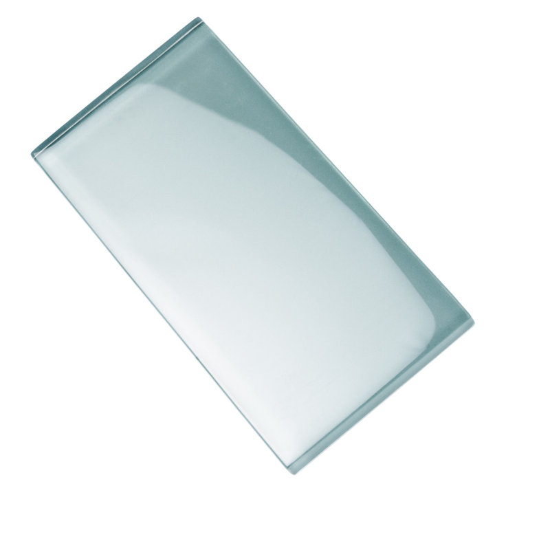 3" x 6" Glass Brick Look Wall Tile, Gray