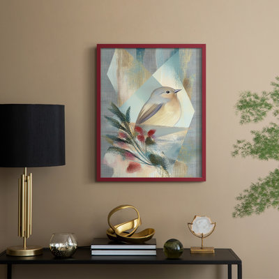 «Christmas Holiday Art», reproduction encadrée CL XXXVI - bois massif