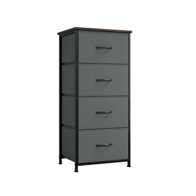 42 cm W Steel Bedside Table