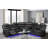 Bracyn 3 - Piece USB Vegan Leather Reclining Sectional with Sound System-338922934