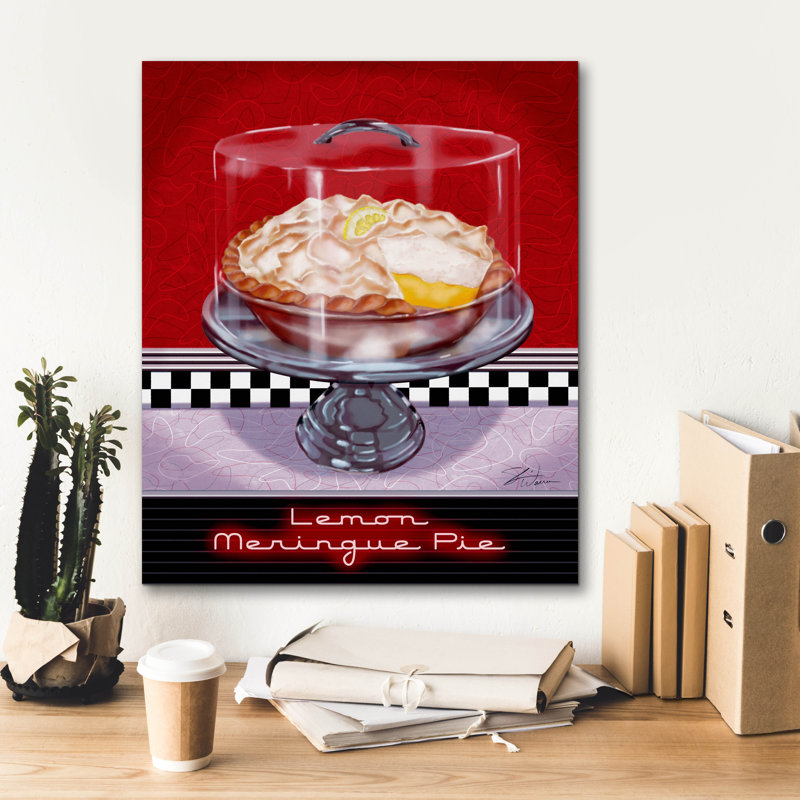 Art mural sur toile Trinx «Lemon Meringue Pie» par Shari Warren, H 24 po x l 20 po x P 0,75 po