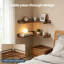 Engineered Wood, Metal Floating Shelf