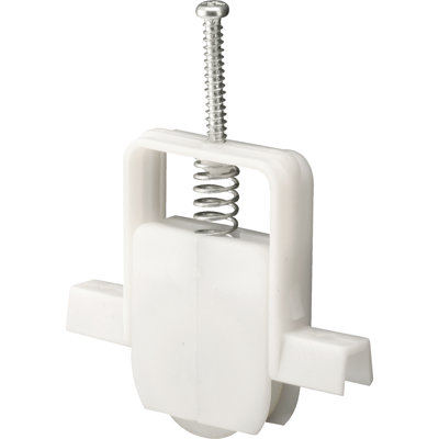 1 in. Nylon Ball Bearing Screen Door Roller Assembly with Adjustable Yoke