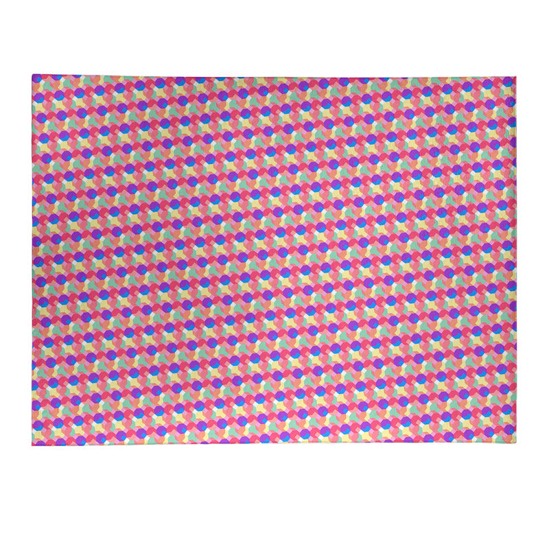Tapis de la zone rose octogones, Rectangle 5 pi x 7 pi