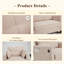 Chaise berçante surdimensionnée et rembourrée Erommy