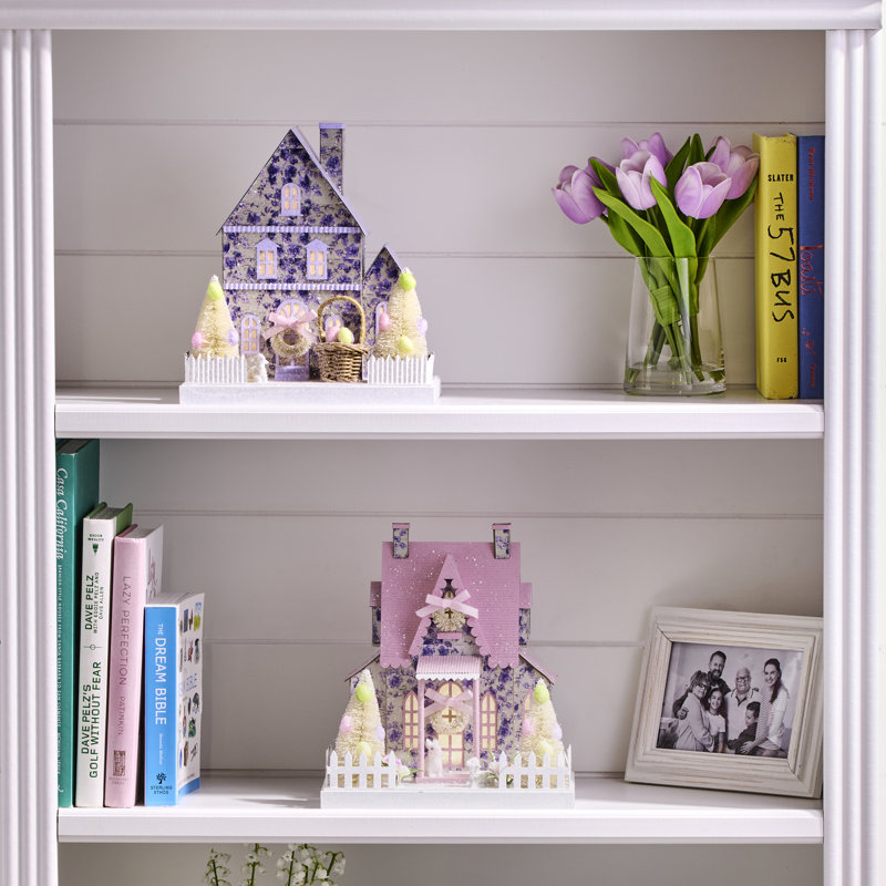 8"LED Cardboard Manor House 