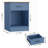 Ignacio 23.6" H Wood Nightstand with Drawer-482292279-479600830