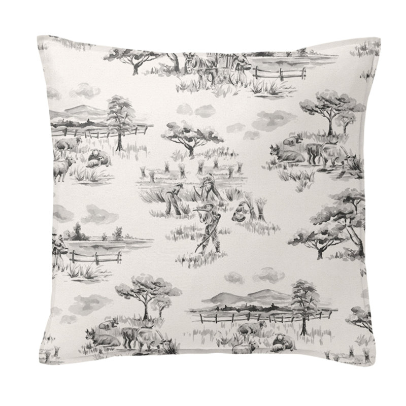 Housse et insert de coussin carré 100% coton , 24 po x 24 po