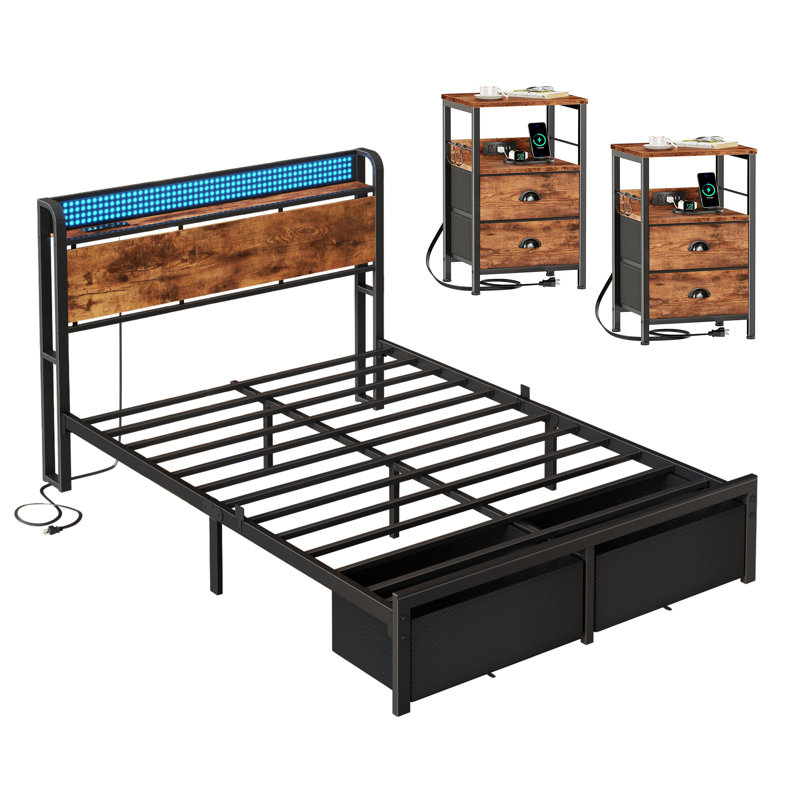 3 Piece Bedroom Set, Full
