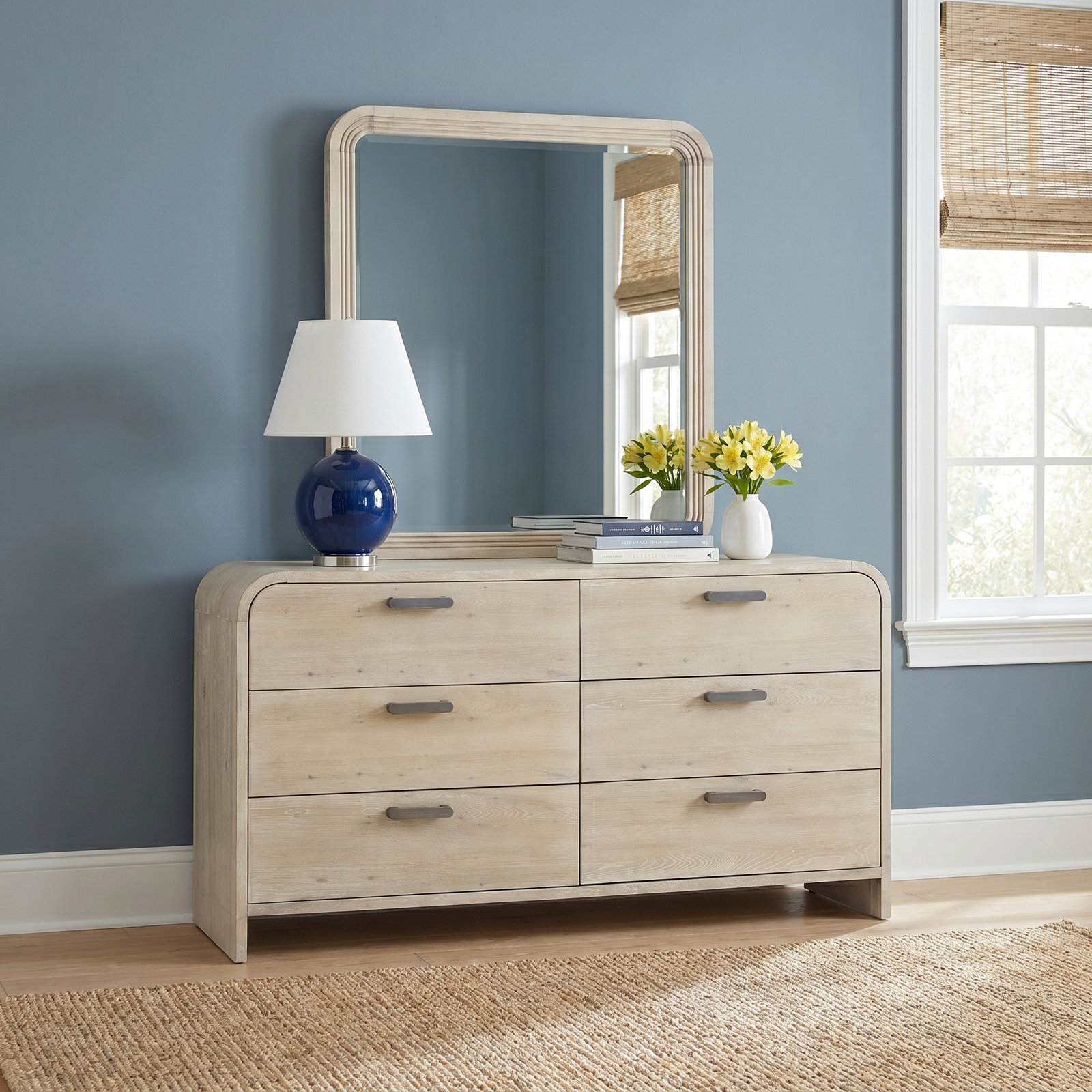 Laney 6 - Drawer Dresser with Mirror