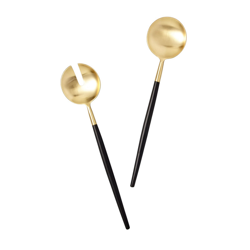 Black & Gold Serving Set