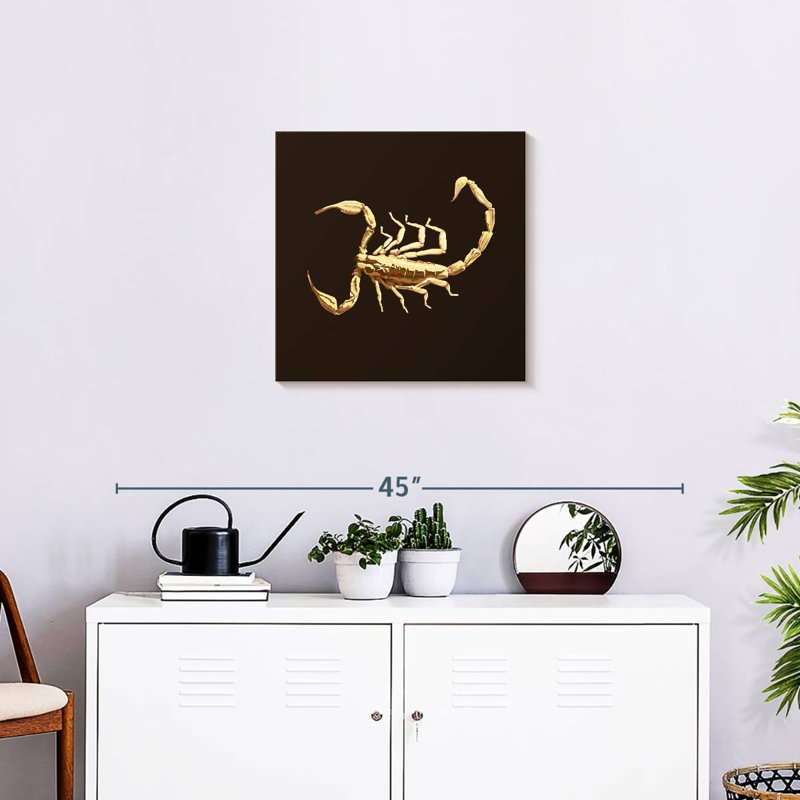Crowle Venomous Scorpion, H 20 po x l 20 po