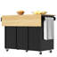 Wood Kitchen Island-1977476273