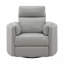 Fauteuil inclinable et pivotant en similicuir