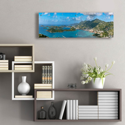 'Saint Thomas US Virgin Islands Panorama' by Epic Portfolio, Acrylic Glass Wall Art